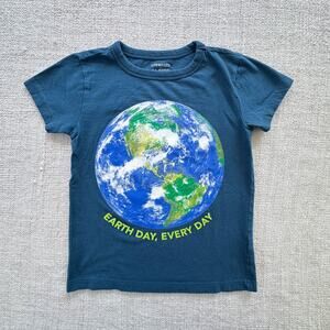 Crewcuts Blue Earth Day Tee VGUC 4/5